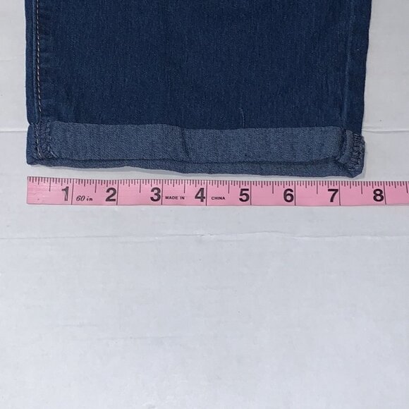 TIMES Maternity dark blue roll up skinny jeans. US 12 - Picture 10 of 12